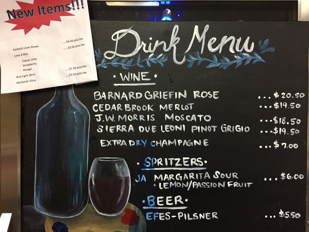 New Drink Menu
