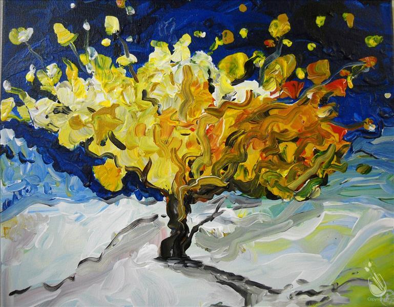 van gogh tree painting